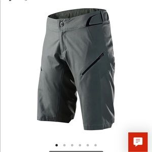 Troy Lee Designs WOMENS LILIUM SHORT NO LINER SOLID STEEL GREEN